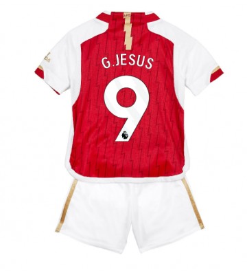 Maillot de foot Arsenal Gabriel Jesus #9 Domicile enfant 2023-24 Manches Courte (+ pantalon court)